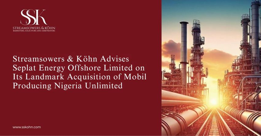Streamsowers & Köhn Advises Seplat Energy Offshore Limited