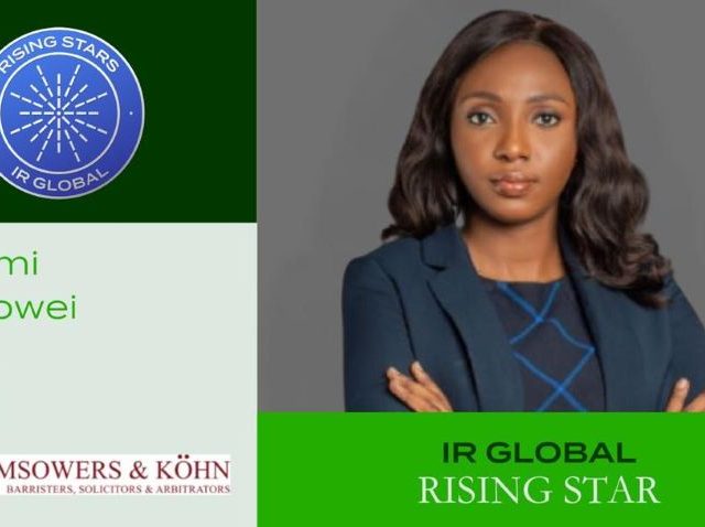 Naomi Kabowei joins IR Global Rising Stars
