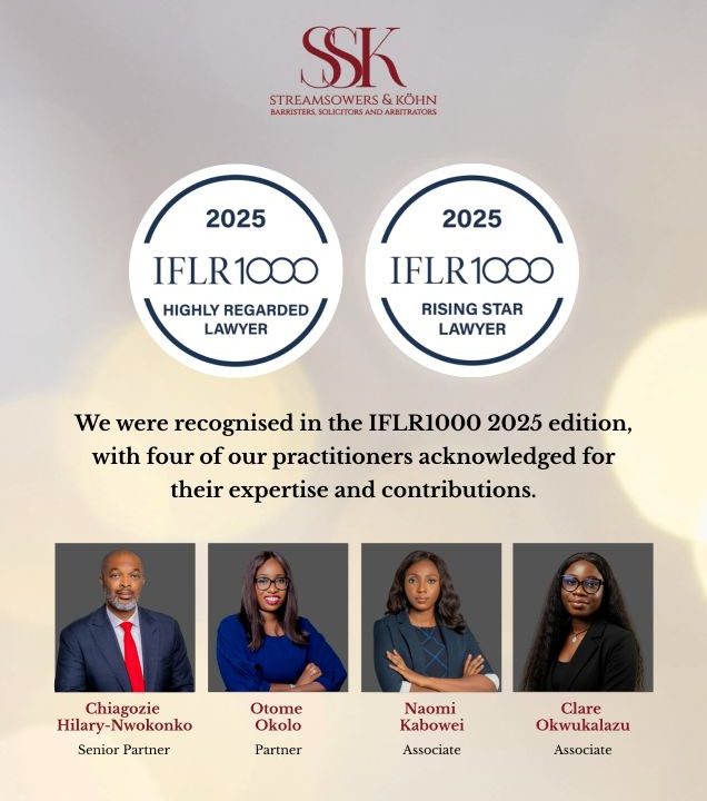 Streamsowers & Köhn has been Ranked in the IFLR1000 2025 Edition