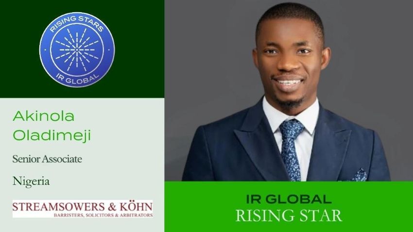 Akinola Oladimeji joins IR Global Rising Stars
