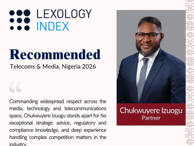 Recommended Lawyer by Lexology Index 2026