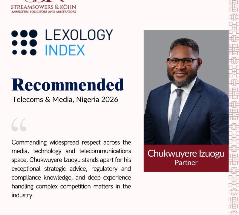 Recommended Lawyer by Lexology Index 2026